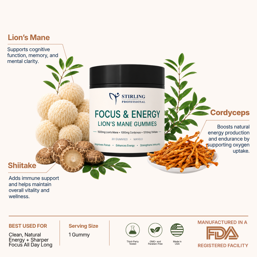 Focus & Energy Gummies | Lion's Mane