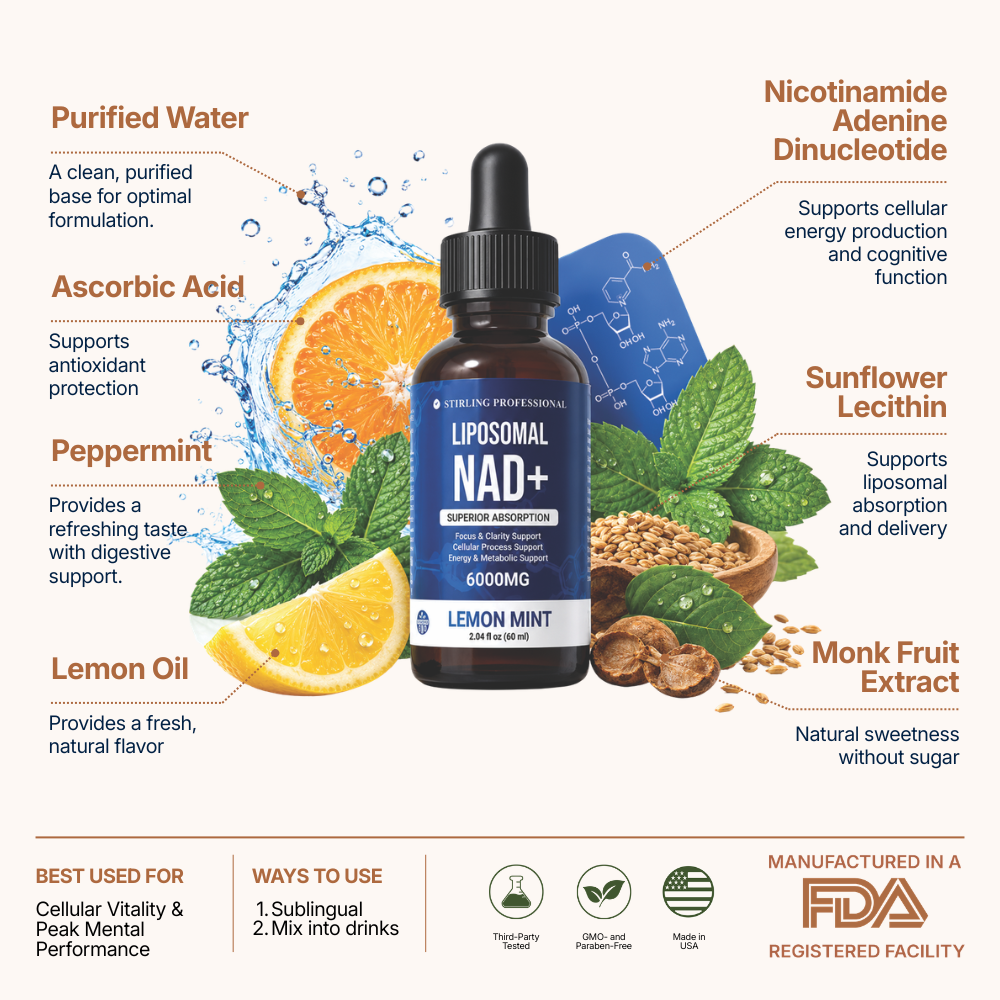 Liposomal NAD+