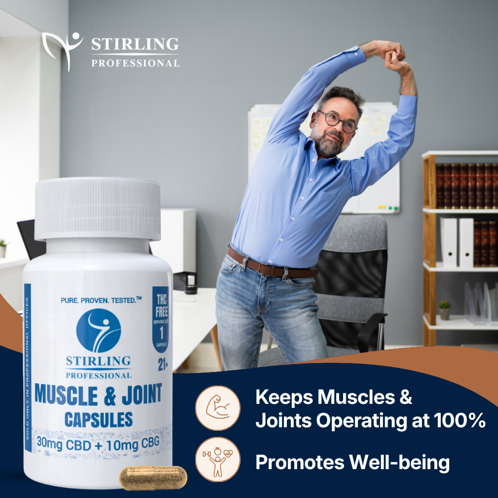 Muscle & Joint Capsules | 40mg CBD + CBG