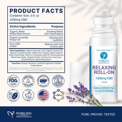 Relaxing Roll-on | 1500mg CBD