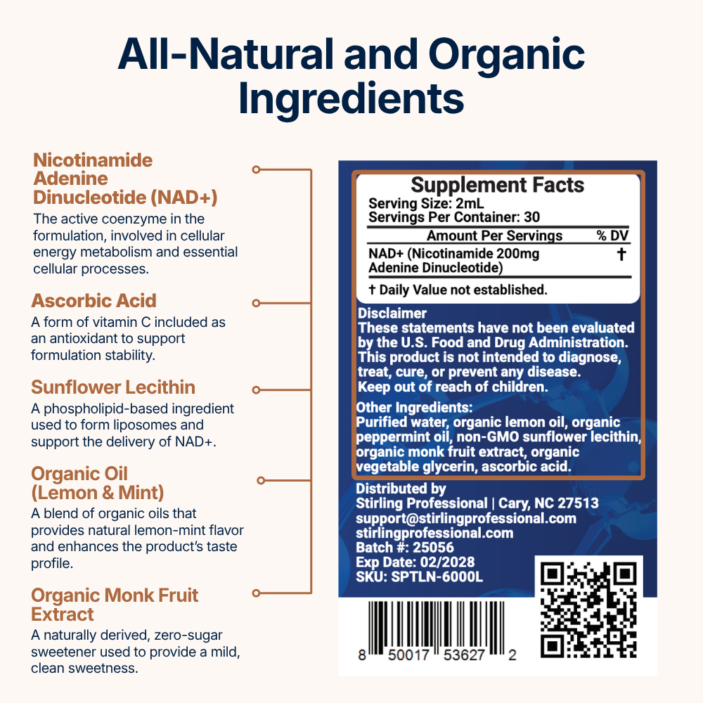 Liposomal NAD+