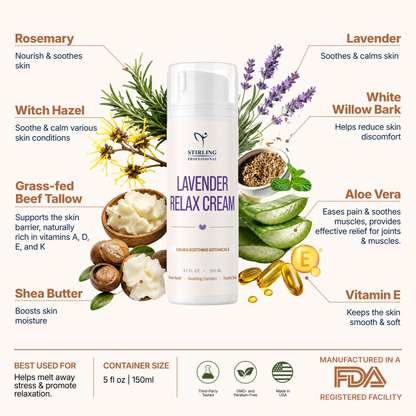 Lavender Relax Cream | 3500mg CBD - 5oz
