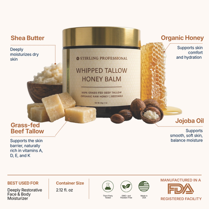 Whipped Tallow Honey Balm