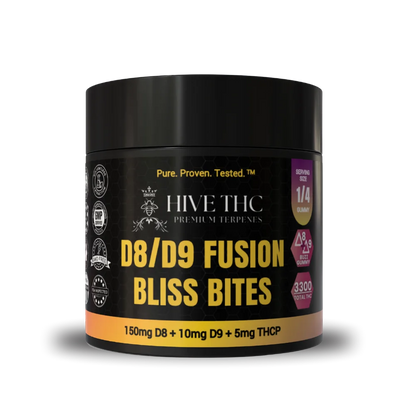 D8/D9 Fusion Gummies | 165mg - Strawberry image