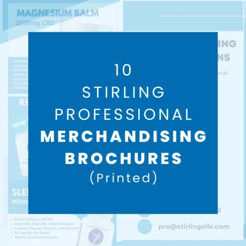 10 Stirling Professional Merchandising Brochures