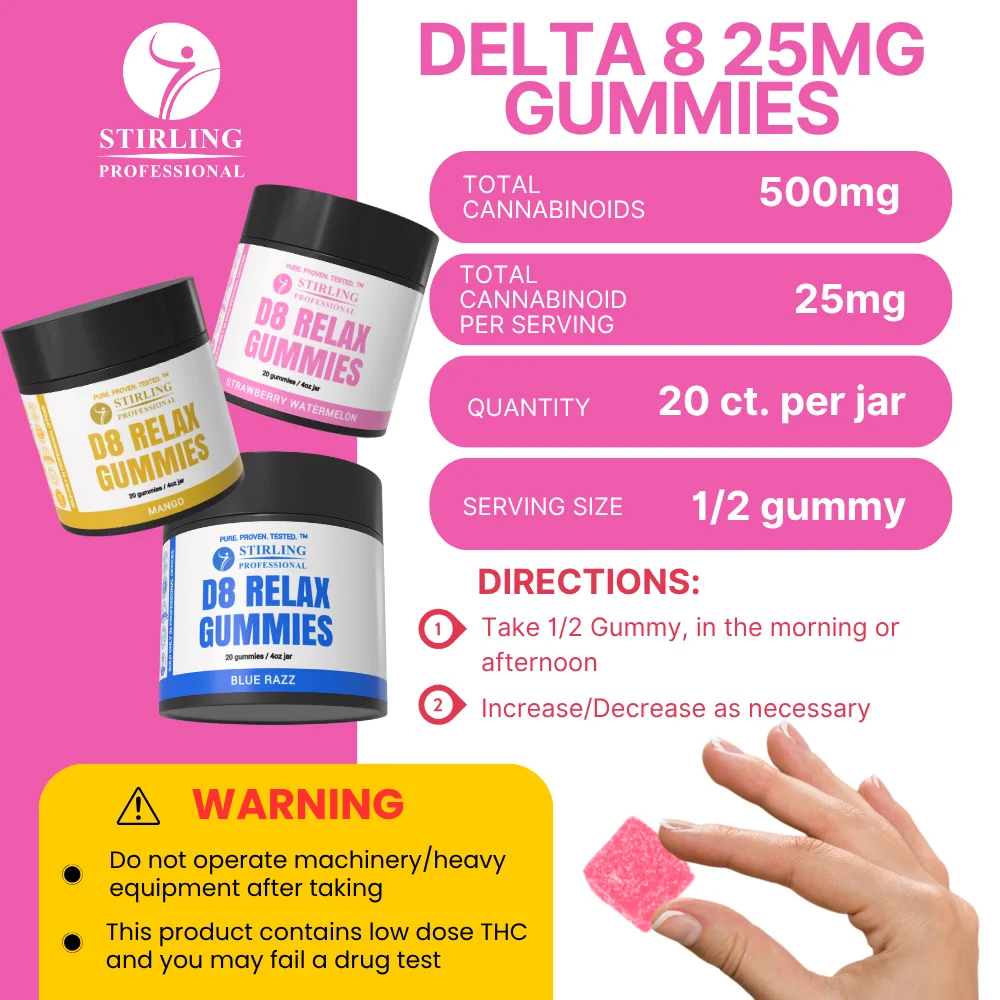D8 Gummies | 25mg - Image 4