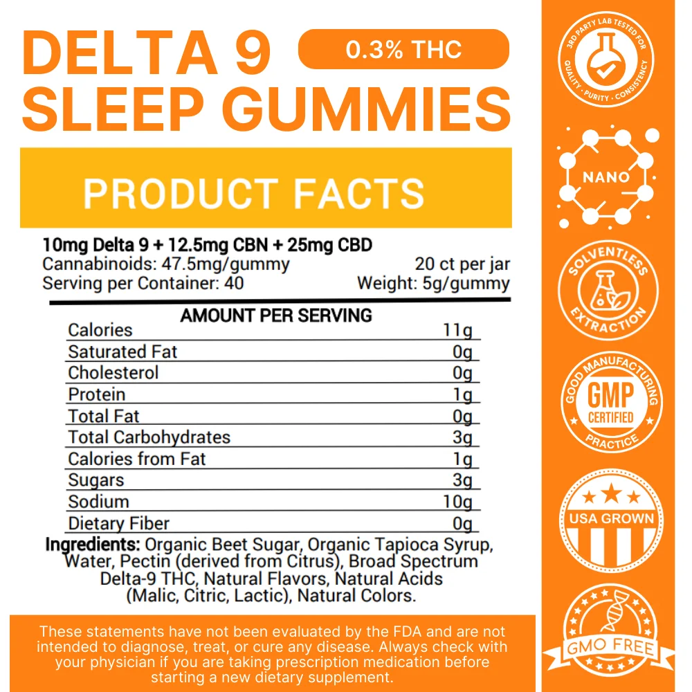 D9 Sleep Gummies - Image 5