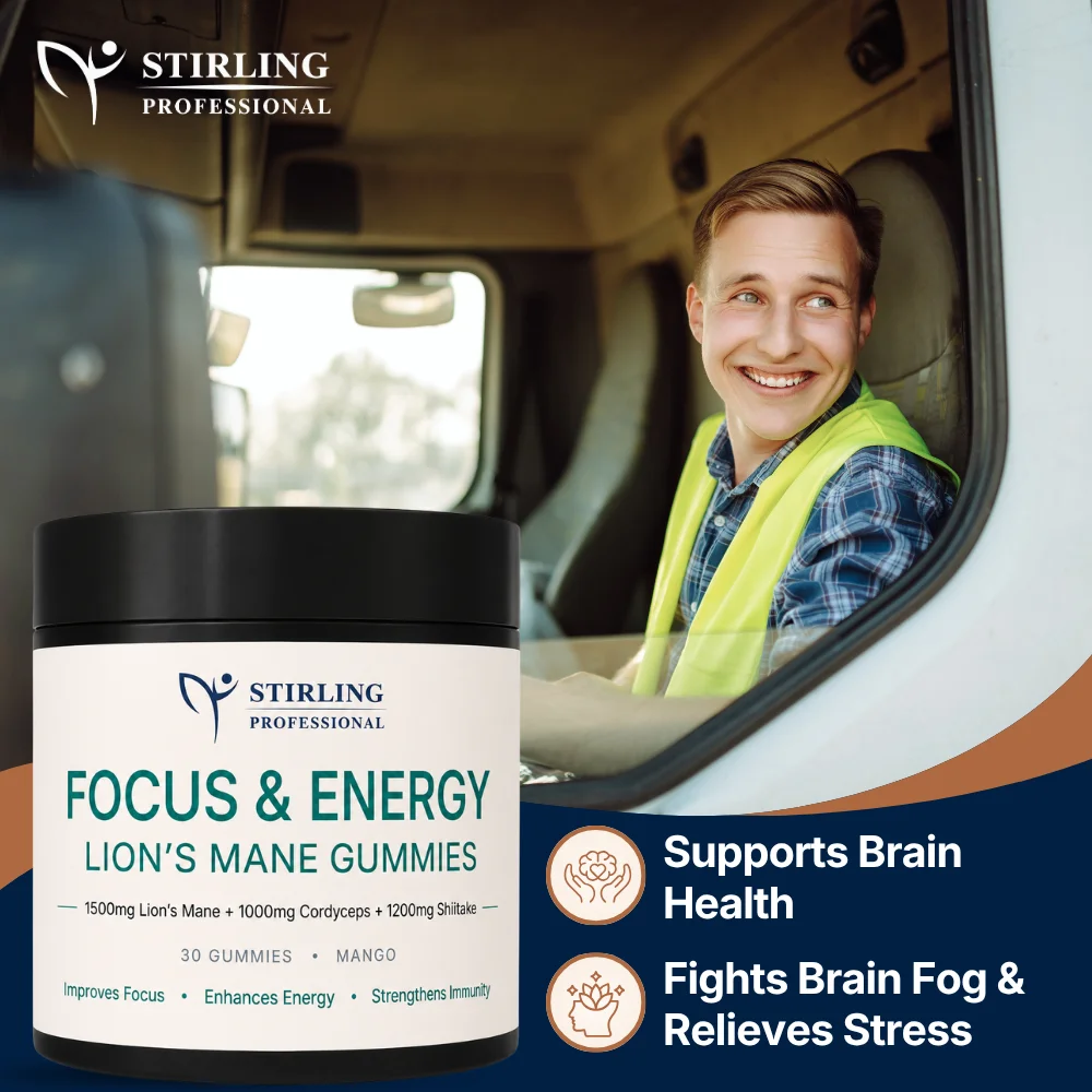 Focus & Energy Gummies | Lion's Mane - Image 3