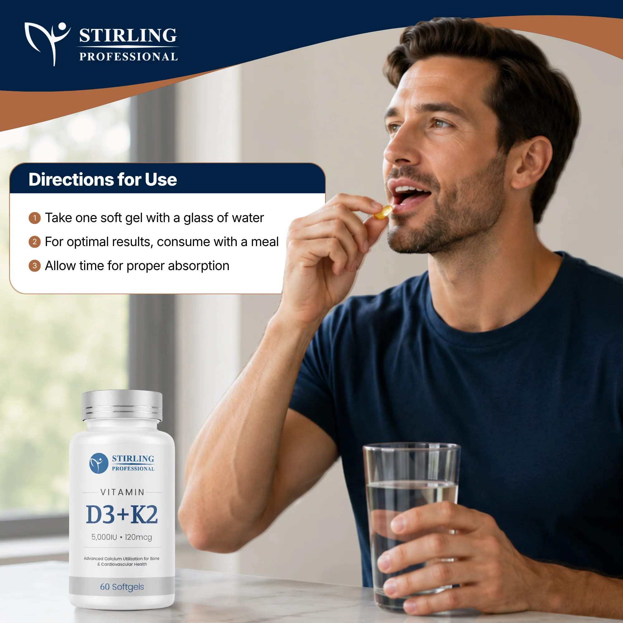 Vitamin D3 + K2 - Image 3